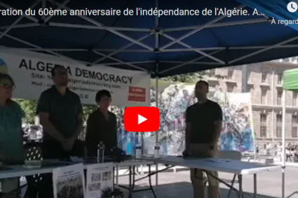 Commémoration du 60ème anniversaire de l’indépendance de l’Algérie. Algeria Democracy